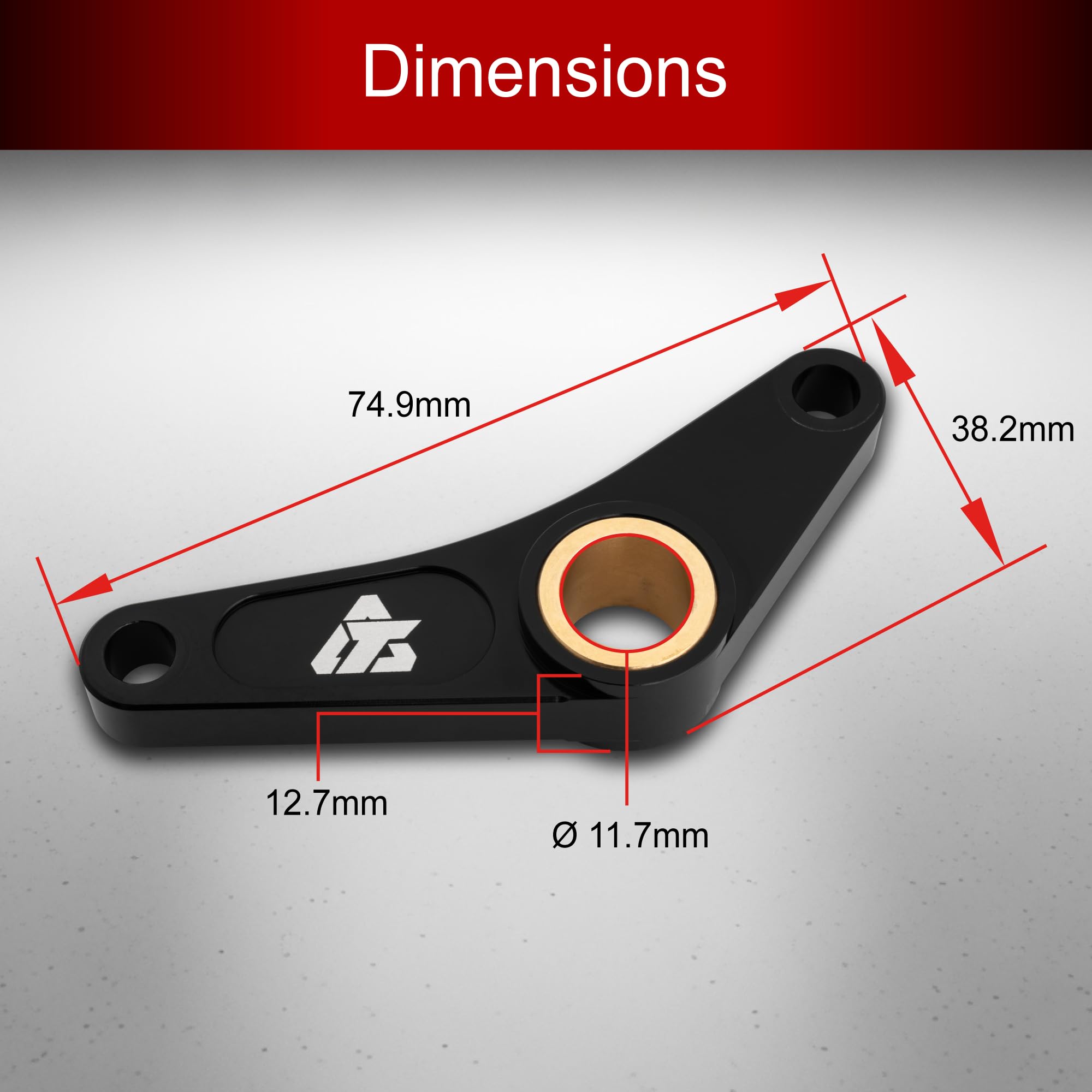 Amazon.com: TUSK Aluminum Shift Shaft Brace Black Compatible with